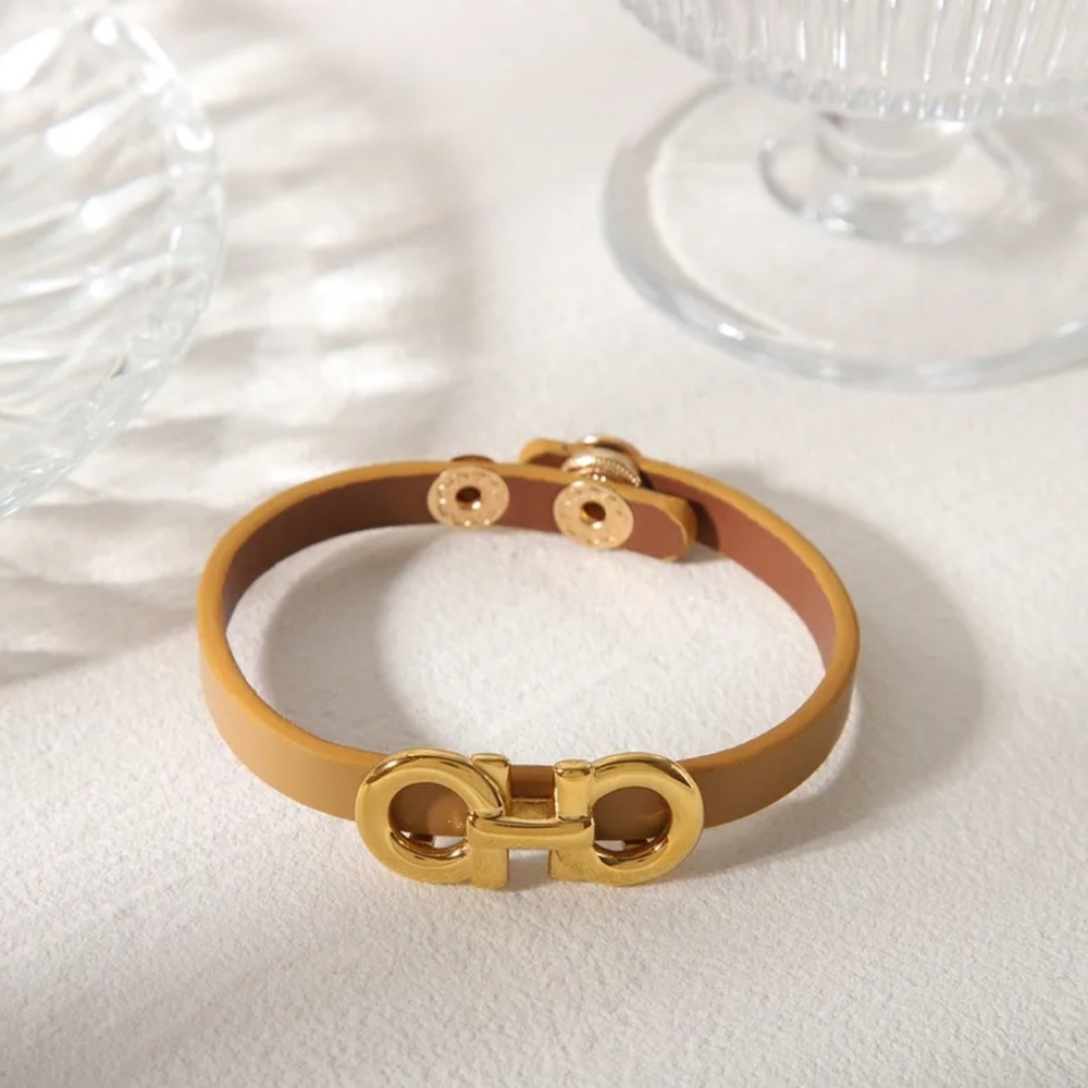 3 FOR $15 Gold and Brown Women's Bracelet
